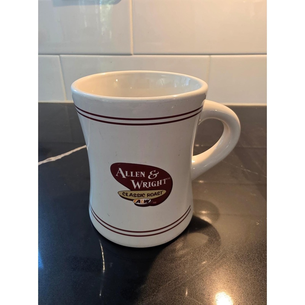 Vintage A&W Diner Mug | Rare 2003 Bilingual Allen Wright Classic Roast